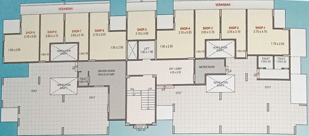 Floor Plan of Commercial Shree Nandanvan in Panvel, Navi Mumbai - Image 279786