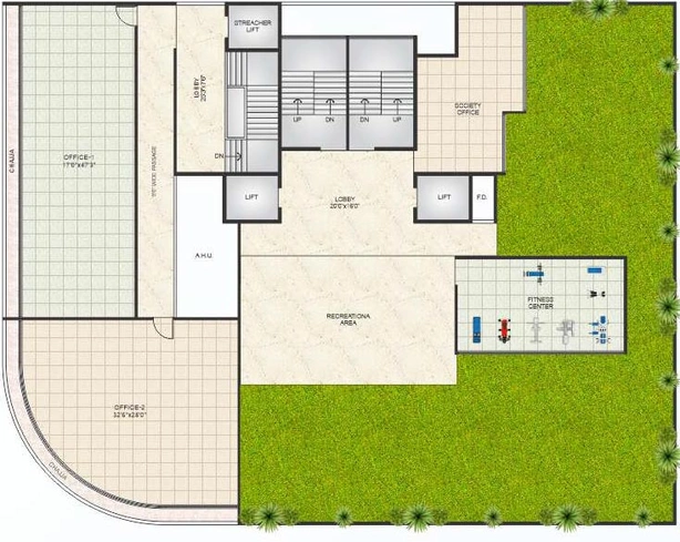 Floor Plan of Commercial Majestic Planet in Taloja, Navi Mumbai - Image 279870