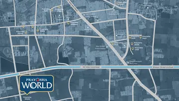 Location of Savani Prayosha World - Image 277011