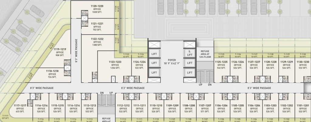Floor Plan of Sankalp 59 in Vaishnodevi Circle, Ahmedabad - Image 294866