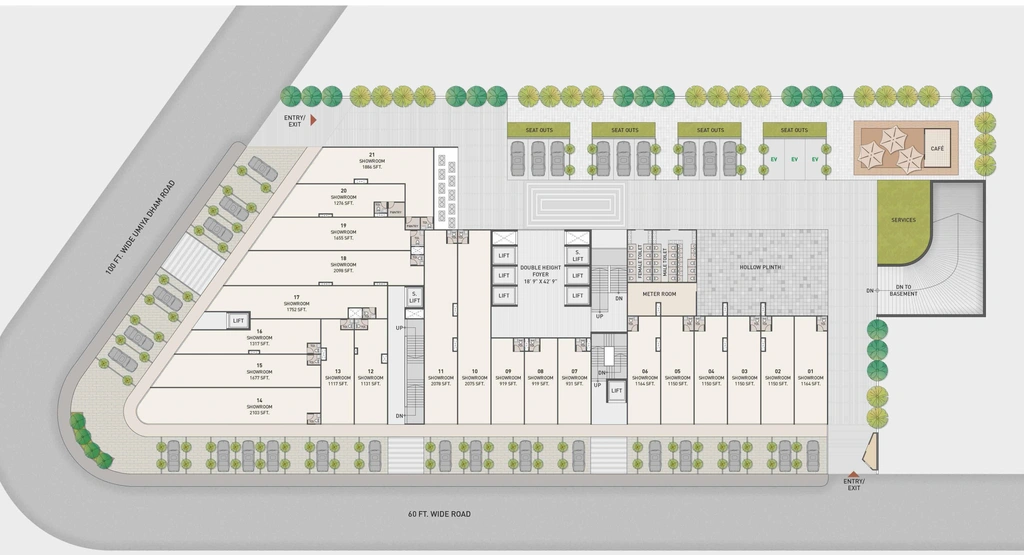 Master Plan of Sankalp 59 in Vaishnodevi Circle, Ahmedabad - Image 294857