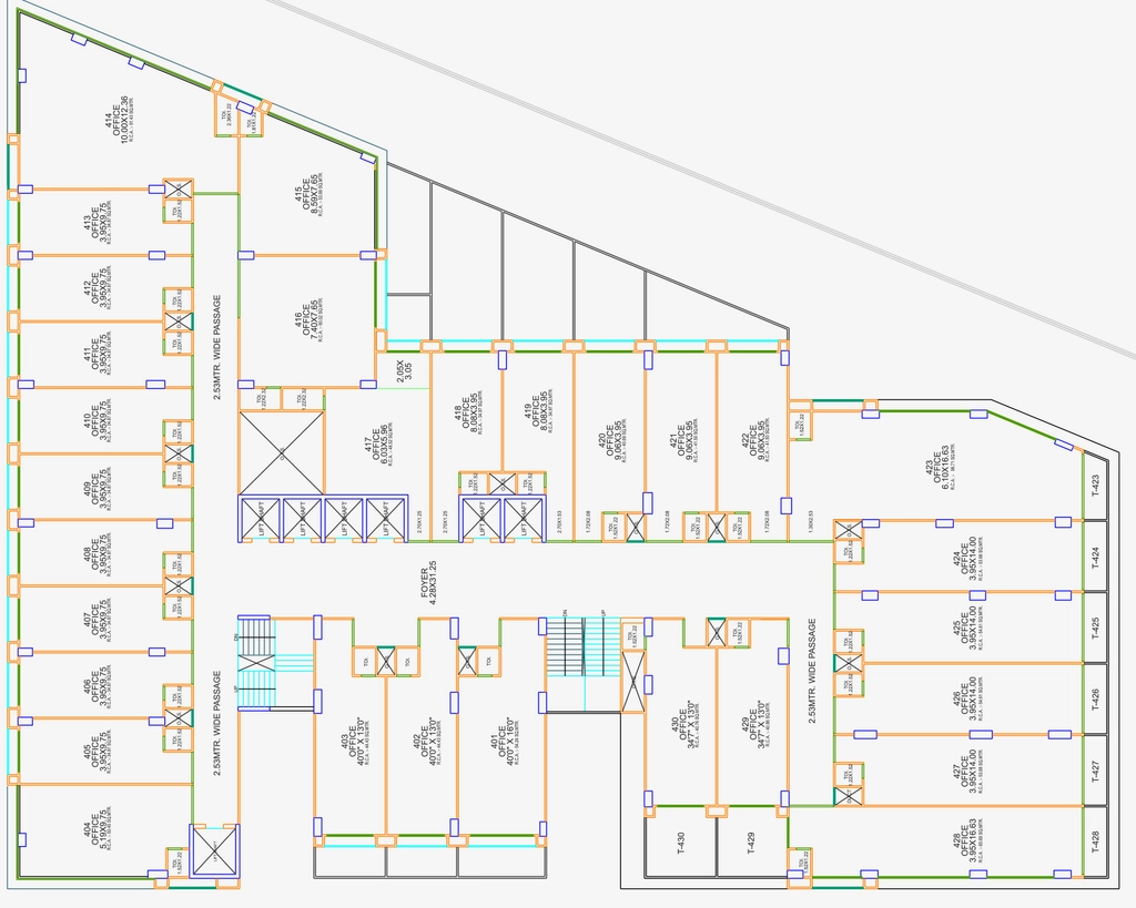 Floor Plan of Rashmi The Prime in Ambli, Ahmedabad - Image 314012