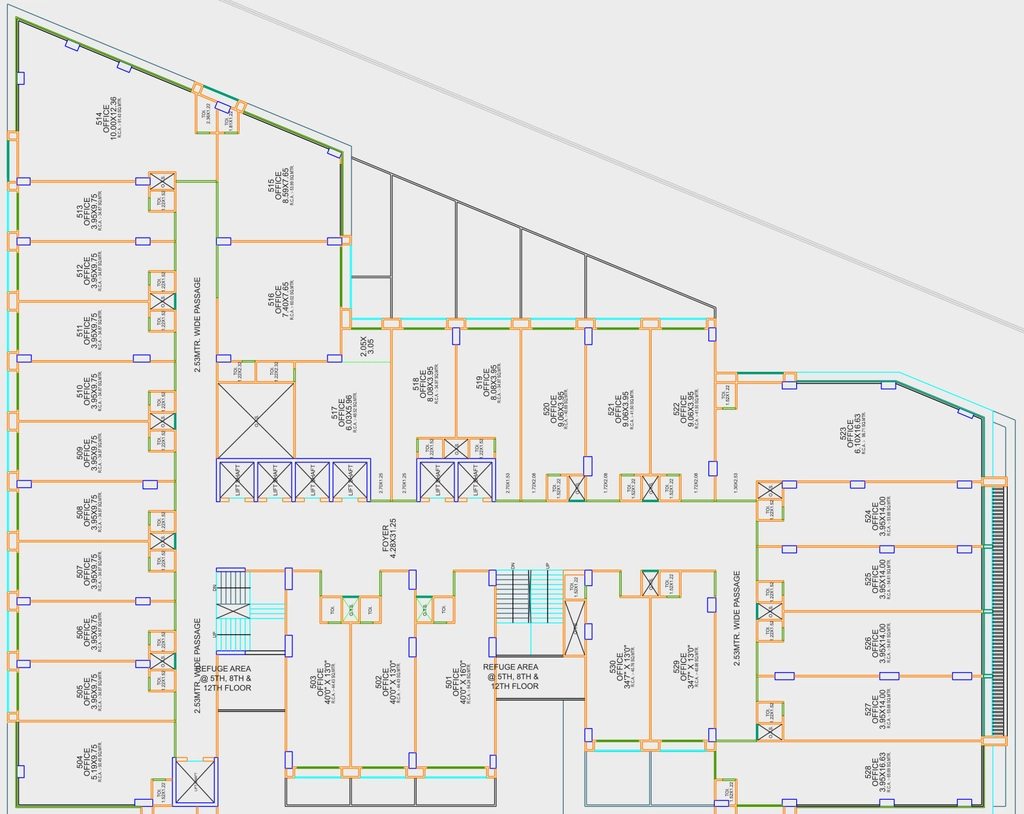 Floor Plan of Rashmi The Prime in Ambli, Ahmedabad - Image 314013