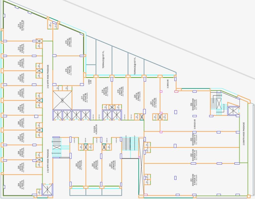 Floor Plan of Rashmi The Prime in Ambli, Ahmedabad - Image 314011