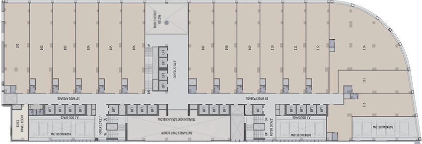 Floor Plan of Shivalik Wave in Vaishnodevi Circle, Ahmedabad - Image 323529