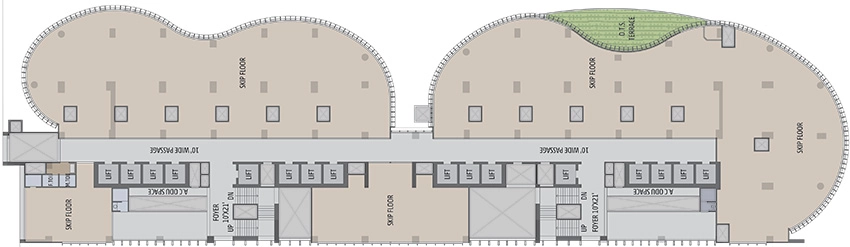 Floor Plan of Shivalik Wave in Vaishnodevi Circle, Ahmedabad - Image 323530