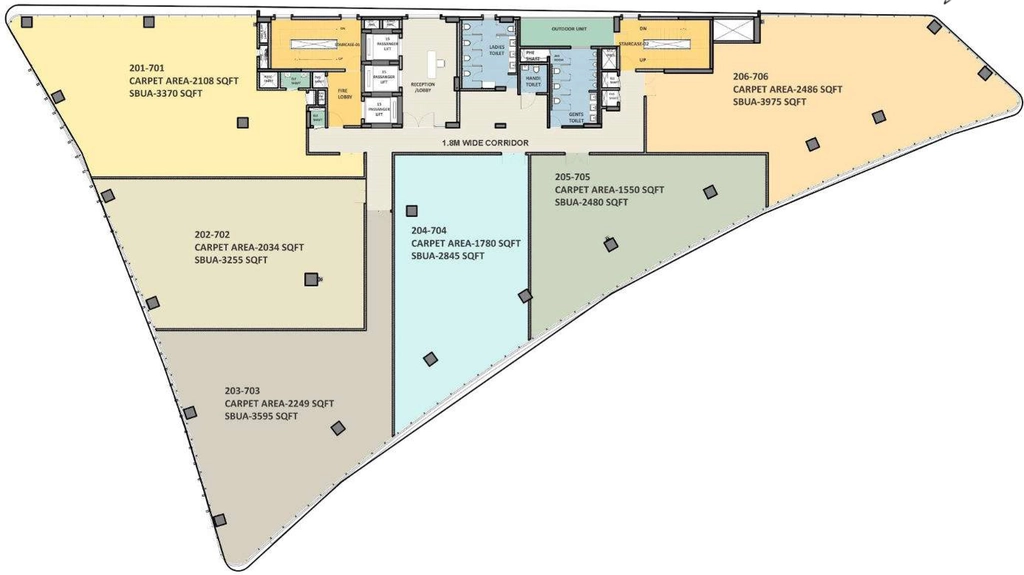 Floor Plan of Sumadhura Hive in Hoodi, Bangalore - Image 361456