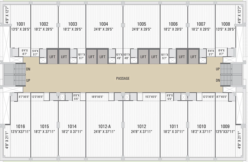 Floor Plan of Palak Prime in Ambli, Ahmedabad - Image 316006