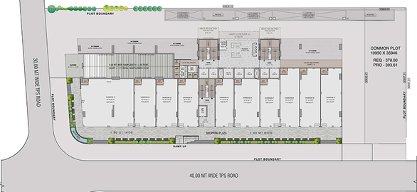 Master Plan of Sanghavi Centroid in Ambli, Ahmedabad - Image 310241