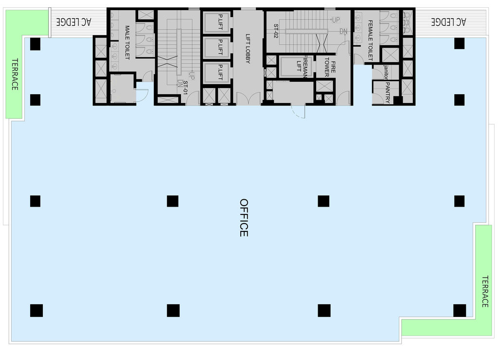Floor Plan of BCM Vertex in Yeshwanthpur, Bangalore - Image 281552