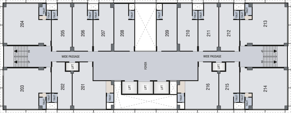 Floor Plan of KP Epitome in Prahlad Nagar, Ahmedabad - Image 323152