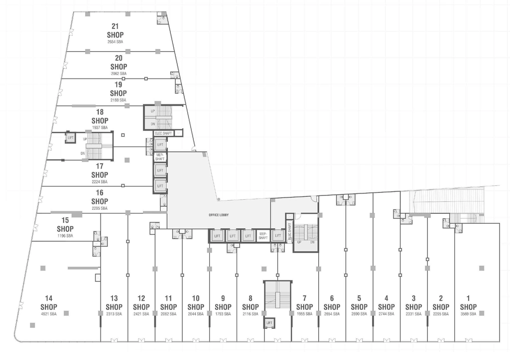 Floor Plan of Shivalik Shilp 2 in Vastrapur, Ahmedabad - Image 359446