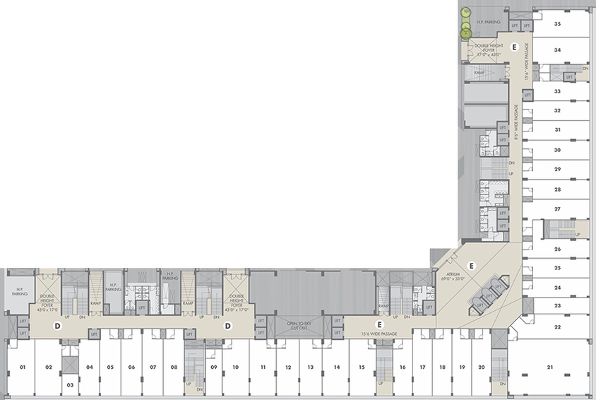 Floor Plan of Shree Ganesh Glory 11 in Jagatpur, Ahmedabad - Image 312103