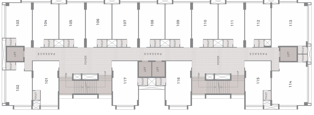 Floor Plan of Goyal Titanium Business Park in Makarba, Ahmedabad - Image 279351