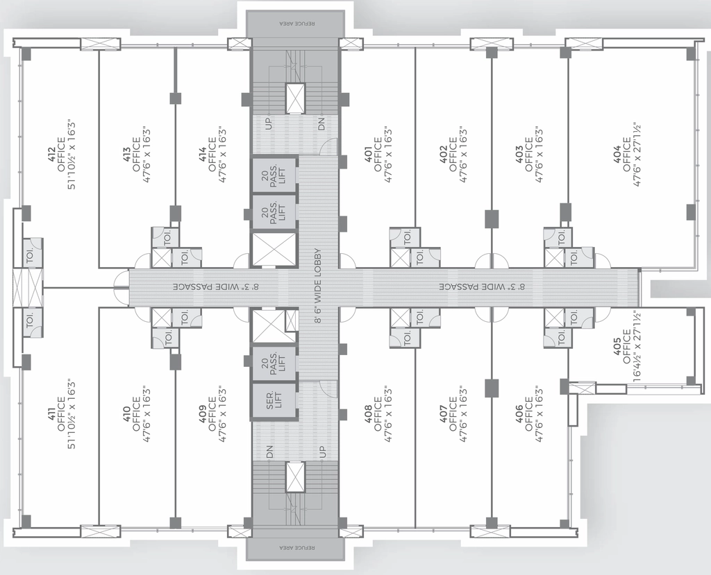 Floor Plan of Shilp Corporate Park in Bodakdev, Ahmedabad - Image 316176
