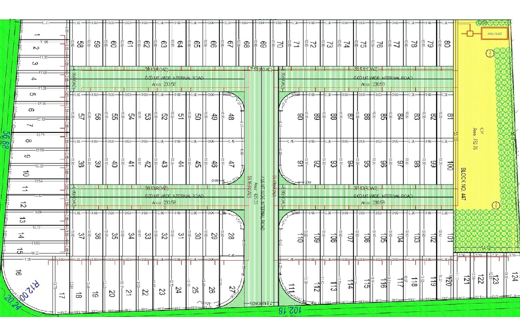 Master Plan of Gopin Ayodhyapuram Residency in Palsana, Surat - Image 360703