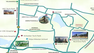 Location of Royal Vistara - Image 340414
