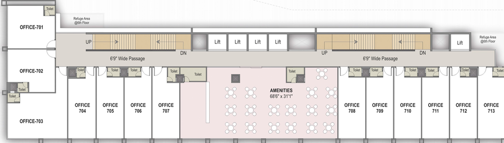 Floor Plan of Ratnanjali Solitaire in Satellite, Ahmedabad - Image 312378