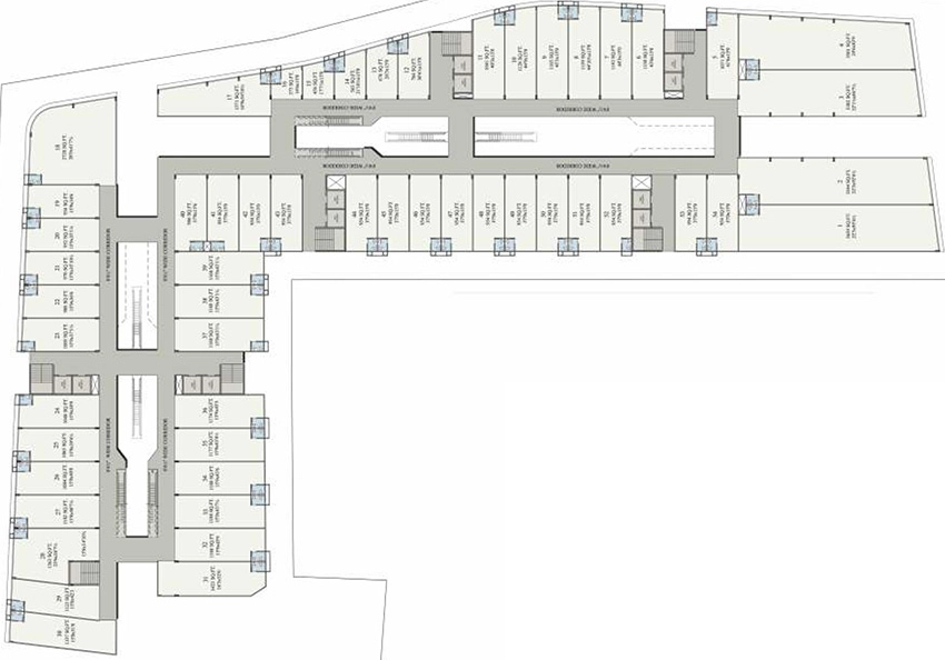 Floor Plan of JP Iscon Emporio in Satellite, Ahmedabad - Image 325182
