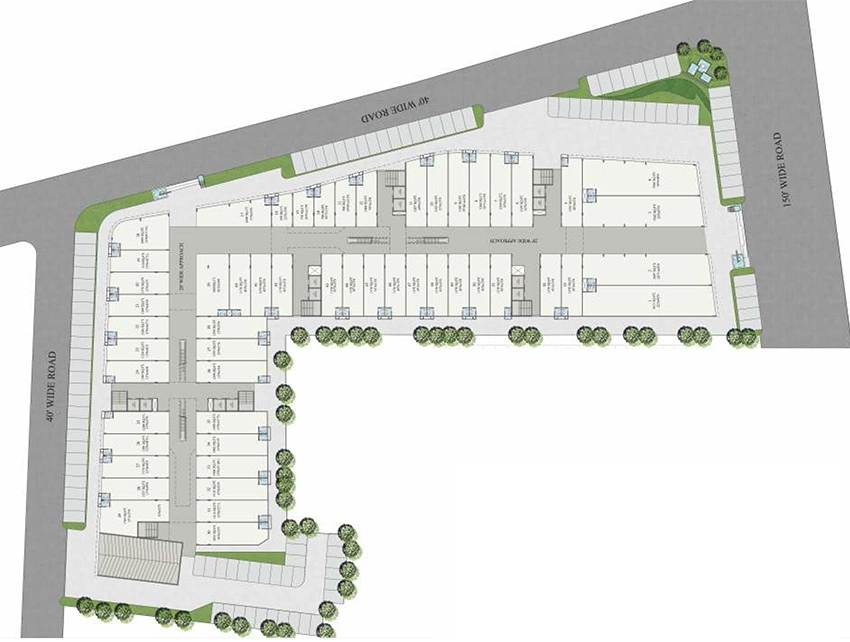 Master Plan of JP Iscon Emporio in Satellite, Ahmedabad - Image 325180