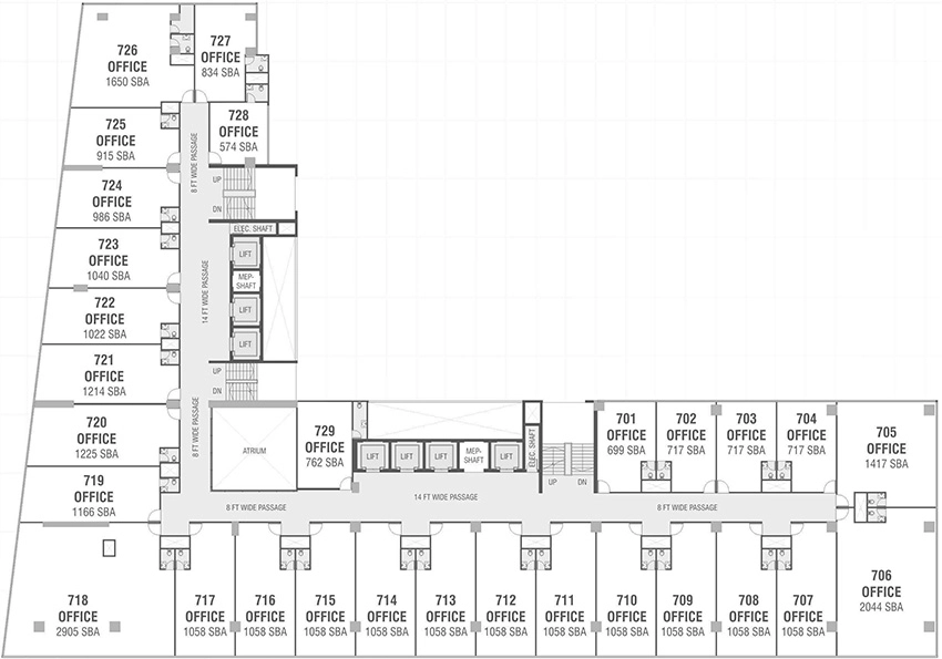 Floor Plan of Shivalik Shilp in Vaishnodevi Circle, Ahmedabad - Image 323541