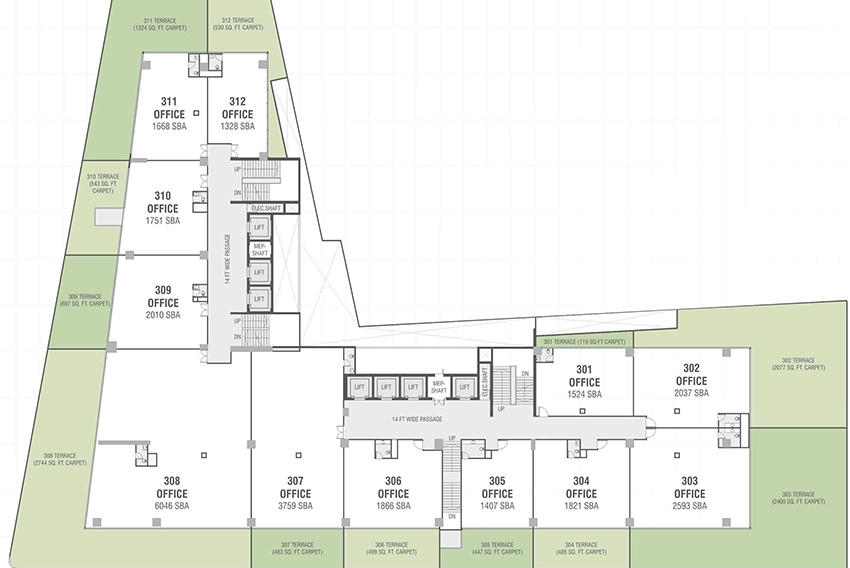 Floor Plan of Shivalik Shilp in Vaishnodevi Circle, Ahmedabad - Image 323543
