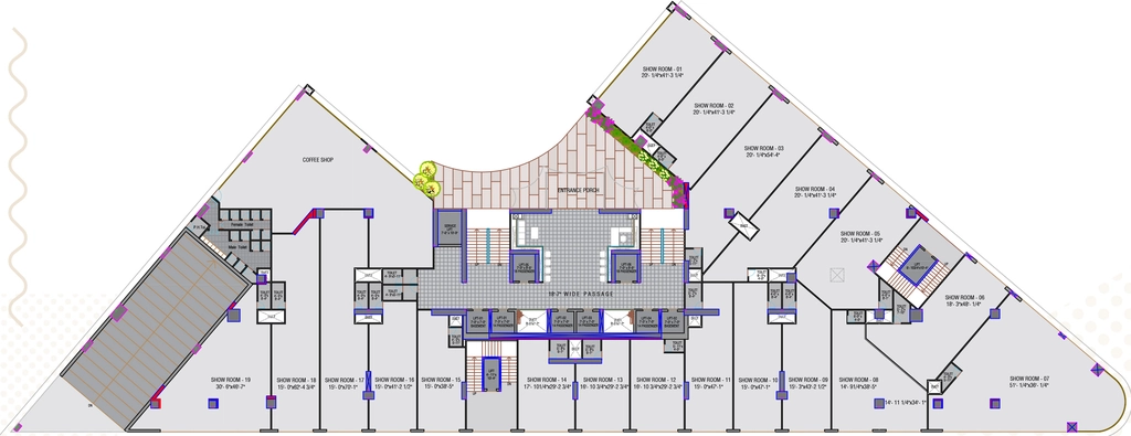 Floor Plan of Sahjanand The Capital 2 in Science City, Ahmedabad - Image 319290