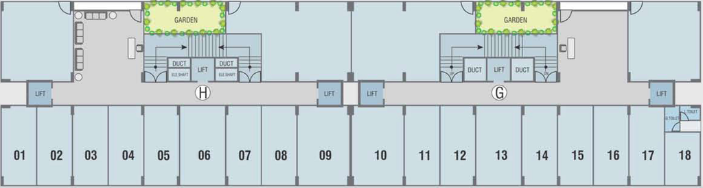 Floor Plan of Goyal Titanium City Centre in Satellite, Ahmedabad - Image 312144