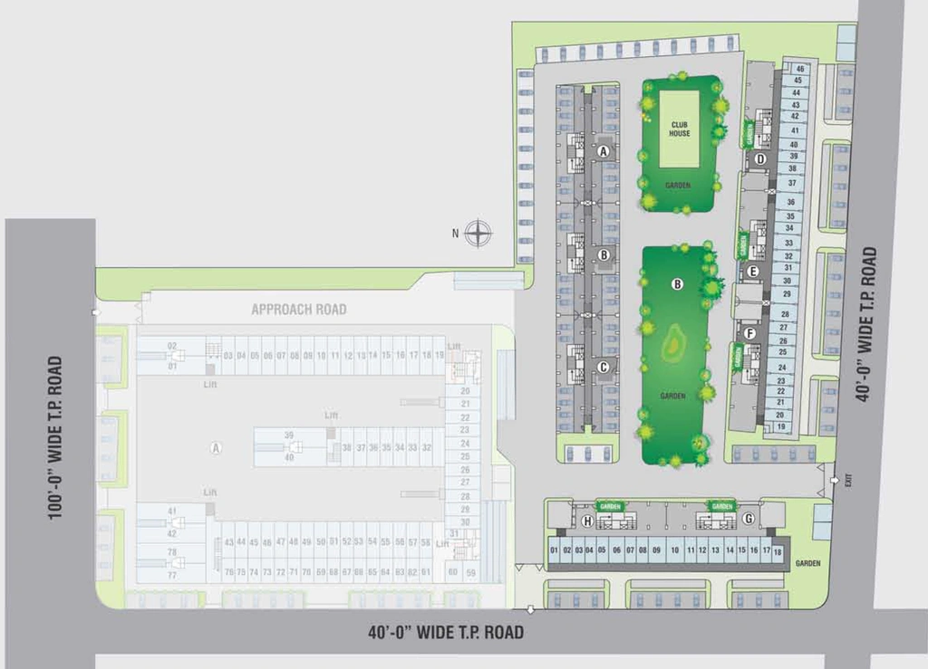 Master Plan of Goyal Titanium City Centre in Satellite, Ahmedabad - Image 312142