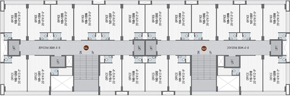 Floor Plan of Prahladnagar Trade Center in Prahlad Nagar, Ahmedabad - Image 312342