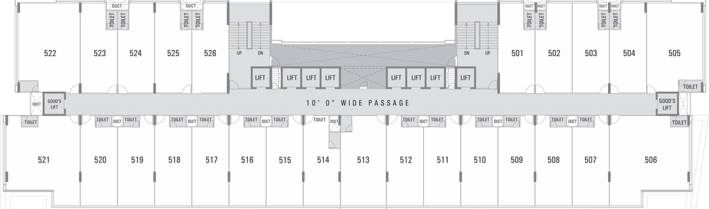 Floor Plan of Swati Clover in Thaltej, Ahmedabad - Image 320205