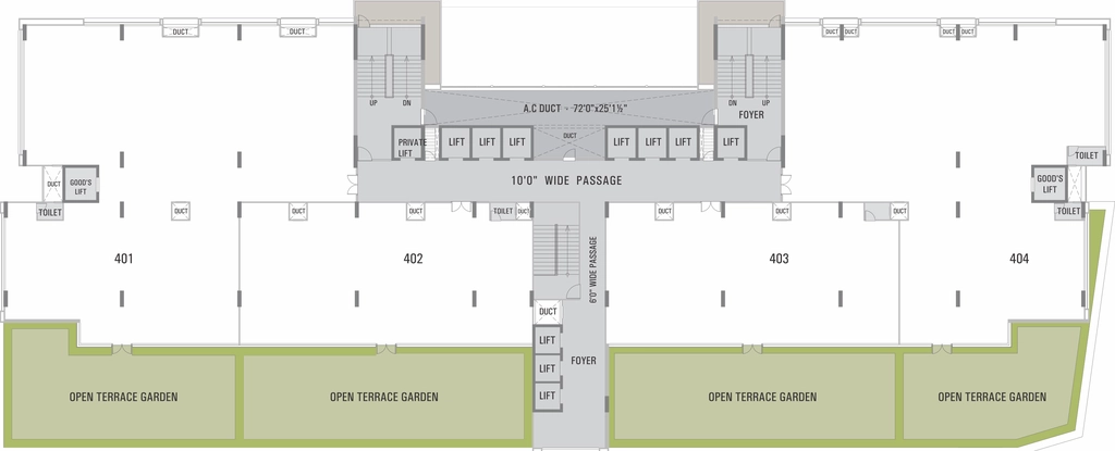Floor Plan of Swati Clover in Thaltej, Ahmedabad - Image 320204