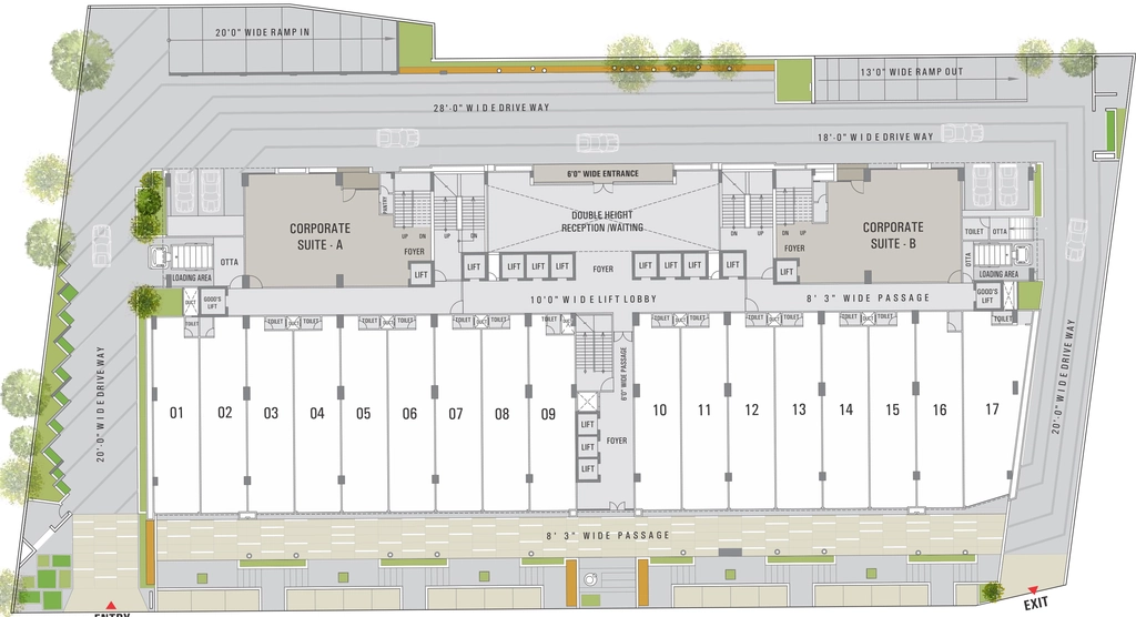 Master Plan of Swati Clover in Thaltej, Ahmedabad - Image 320202