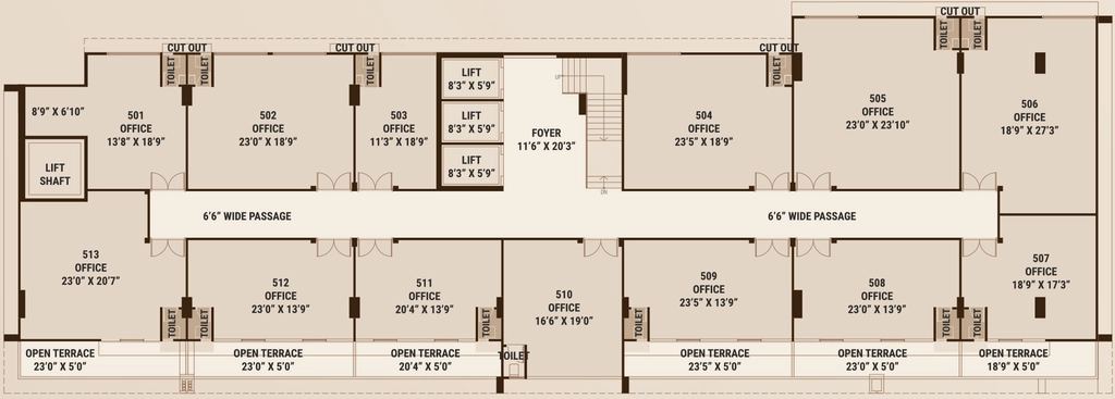 Floor Plan of Aaryan Elan in Jagatpur, Ahmedabad - Image 318075