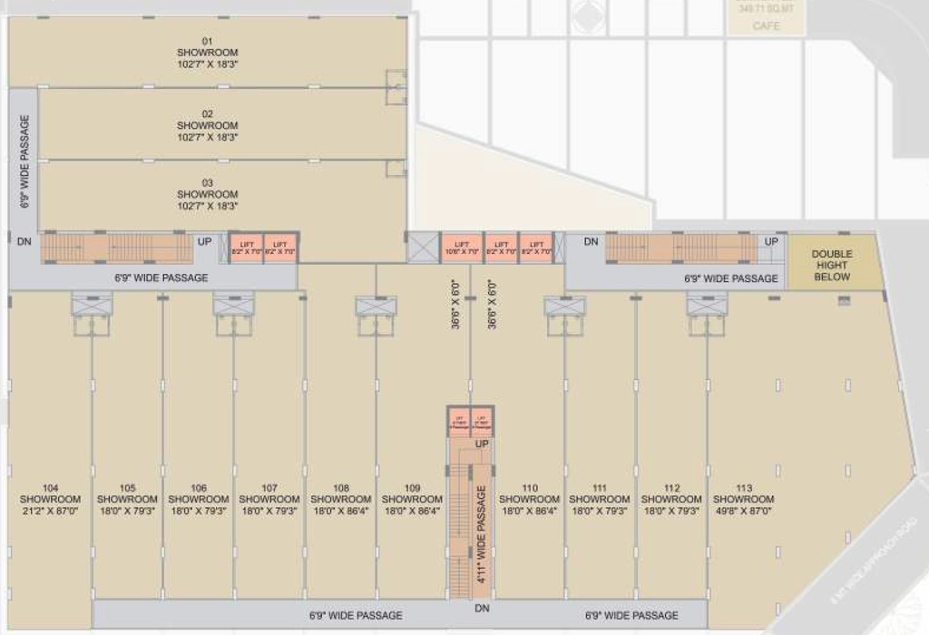 Floor Plan of Avirat Silver Radiance 4 in Gota, Ahmedabad - Image 315353