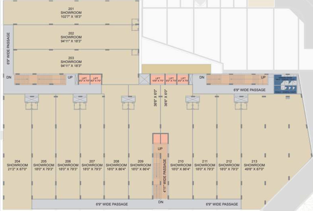 Floor Plan of Avirat Silver Radiance 4 in Gota, Ahmedabad - Image 315357