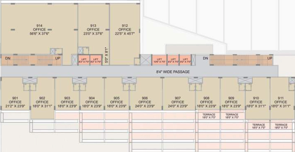 Floor Plan of Avirat Silver Radiance 4 in Gota, Ahmedabad - Image 315354