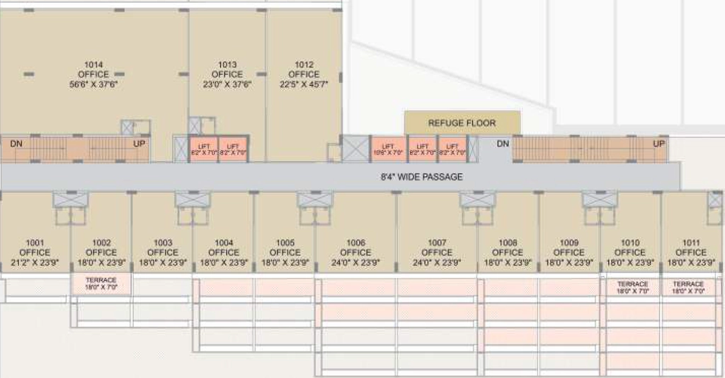 Floor Plan of Avirat Silver Radiance 4 in Gota, Ahmedabad - Image 315355