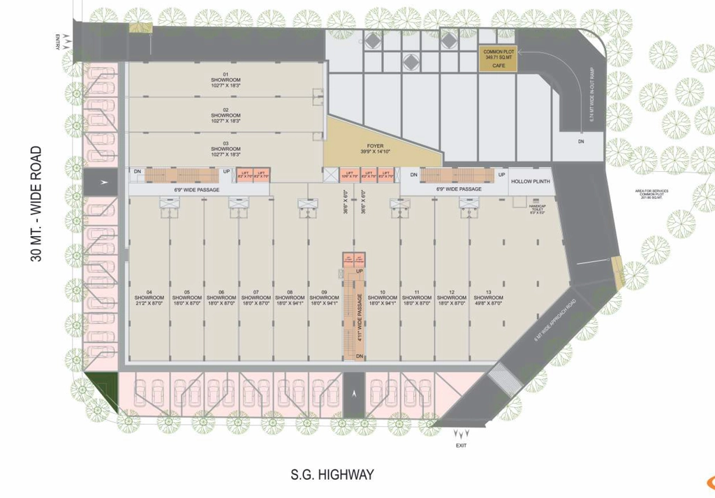 Master Plan of Avirat Silver Radiance 4 in Gota, Ahmedabad - Image 315352