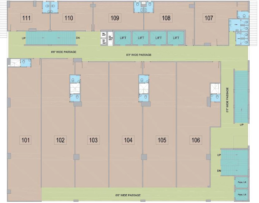 Floor Plan of A Shridhar Athens in Shivranjani, Ahmedabad - Image 315244