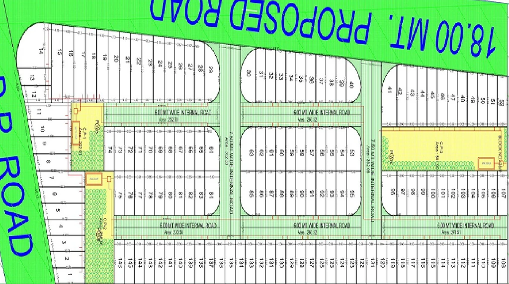 Master Plan of Gopin Rameshwar Residency in Choryasi, Surat - Image 360716