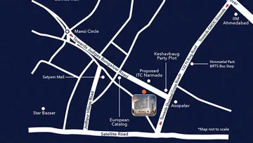 Location of Ratnaakar Nine Square - Image 312357