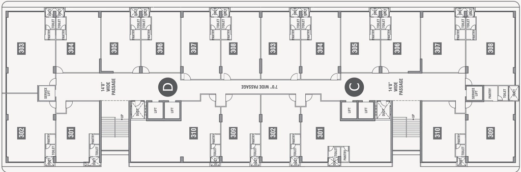 Floor Plan of Synthesis The First in Vastrapur, Ahmedabad - Image 313965