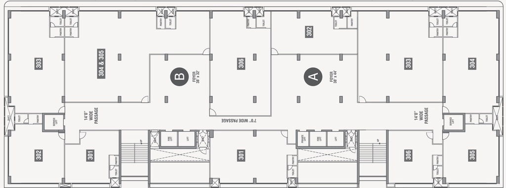 Floor Plan of Synthesis The First in Vastrapur, Ahmedabad - Image 313964