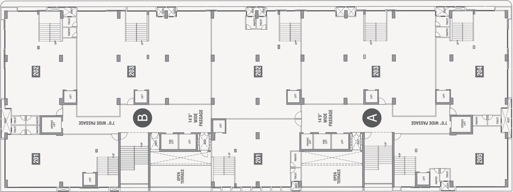 Floor Plan of Synthesis The First in Vastrapur, Ahmedabad - Image 313966