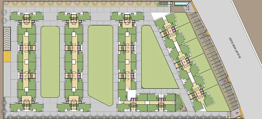 Master Plan of Commercial Sun Atmosphere in Shela, Ahmedabad - Image 316546