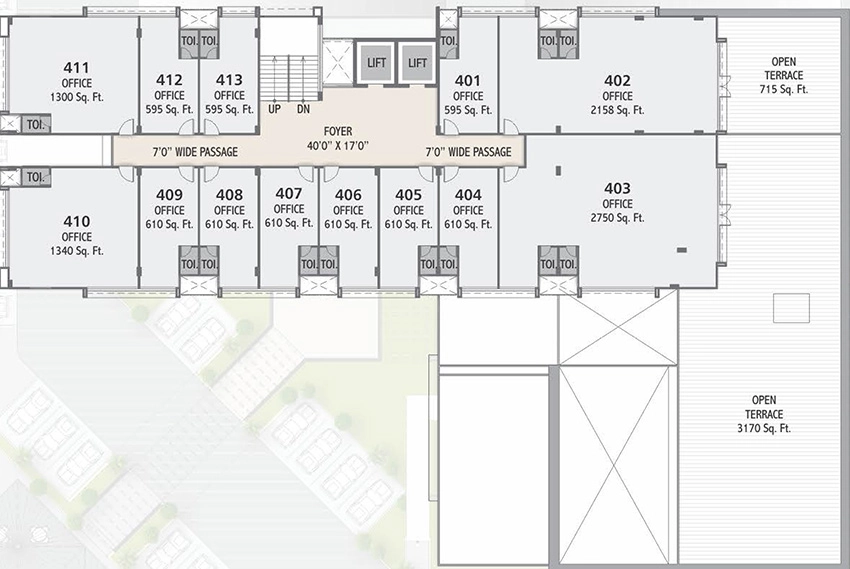 Floor Plan of Shilp Aaron in Bodakdev, Ahmedabad - Image 316404