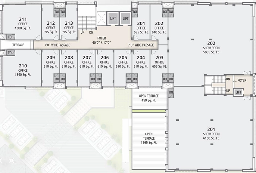 Floor Plan of Shilp Aaron in Bodakdev, Ahmedabad - Image 316401