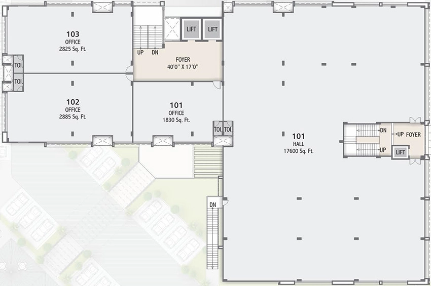 Floor Plan of Shilp Aaron in Bodakdev, Ahmedabad - Image 316400