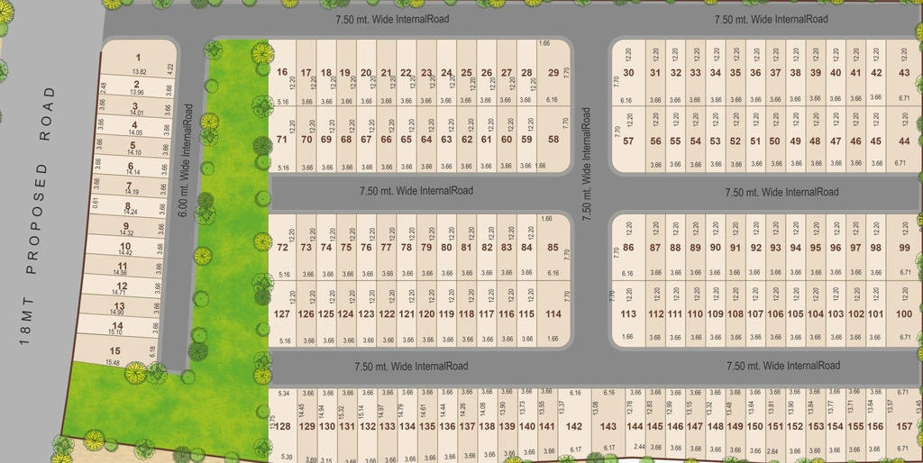 Master Plan of Mangalam Residency in Saniya Kande, Surat - Image 360978